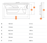 HERTZ CENTO 130MM KOAKSIAALIKAIUTIN, 2-TAAJUINEN