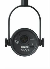 Shure MV7+ Podcast-mikrofoni (musta)
