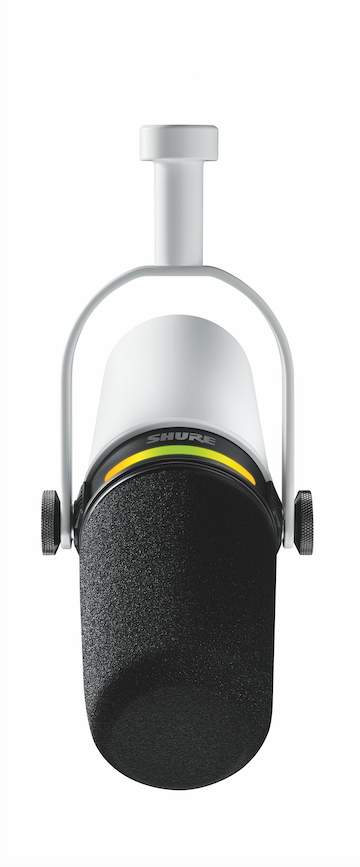 Shure MV7+ Podcast-mikrofoni (valkoinen)