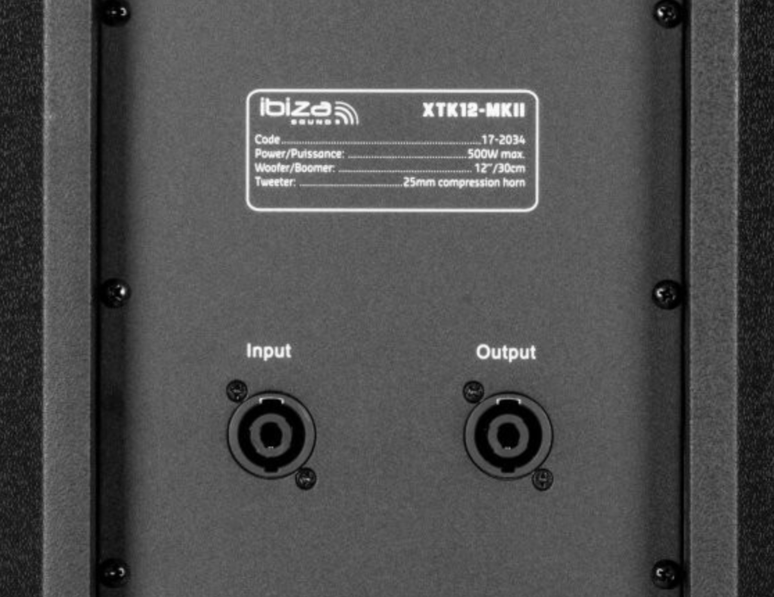 Ibiza XTK 12" passiivinen PA-kaiutin