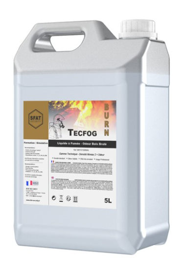 Røgvæske til brandøvelse, Brændt træ (5L)