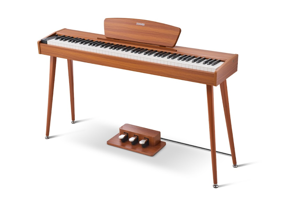 Donner DHP 100 PRO digitaalipiano puuviimeistely