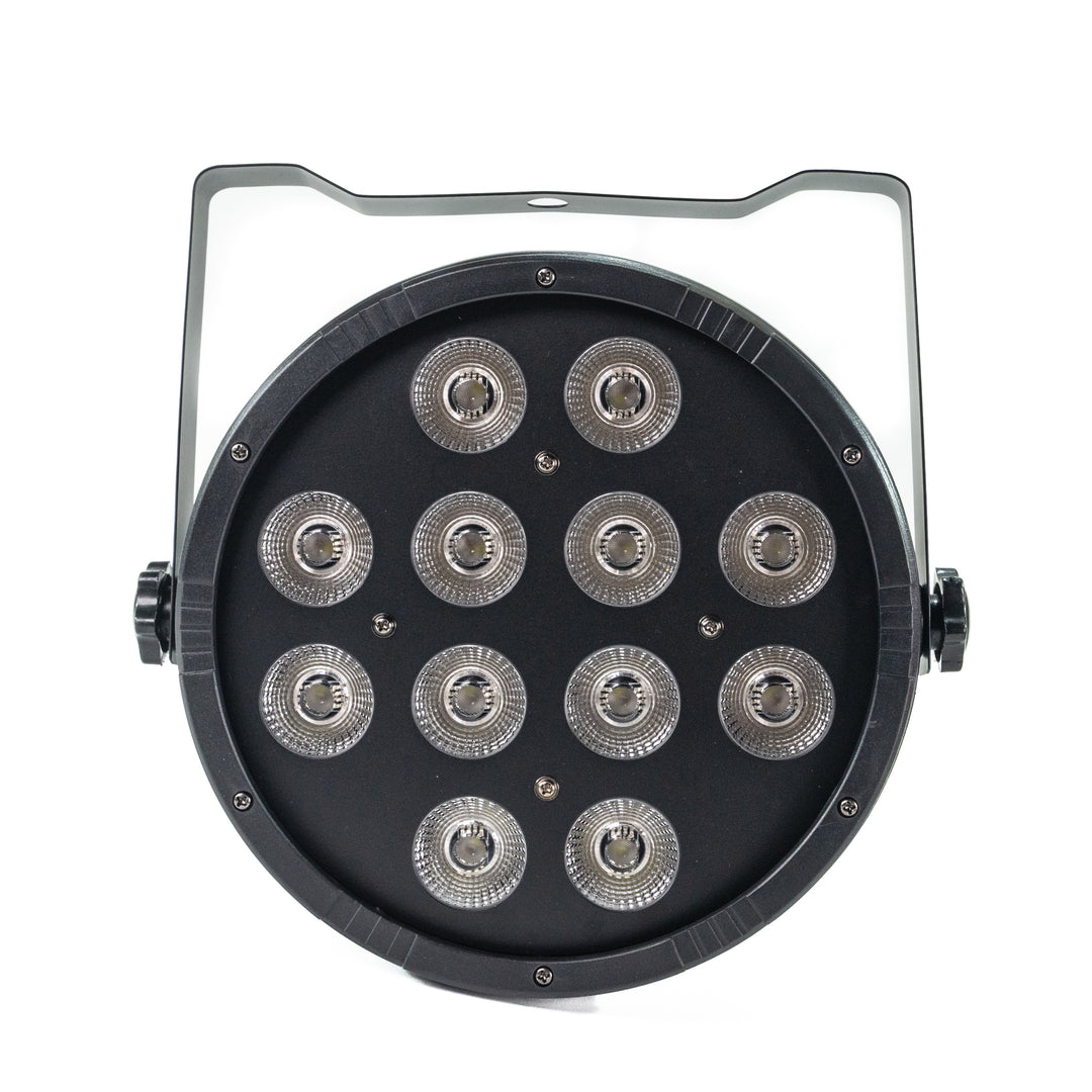 Marconi Polaris 12x12W RGBW Parlamppu 8 kpl Paketti laukulla