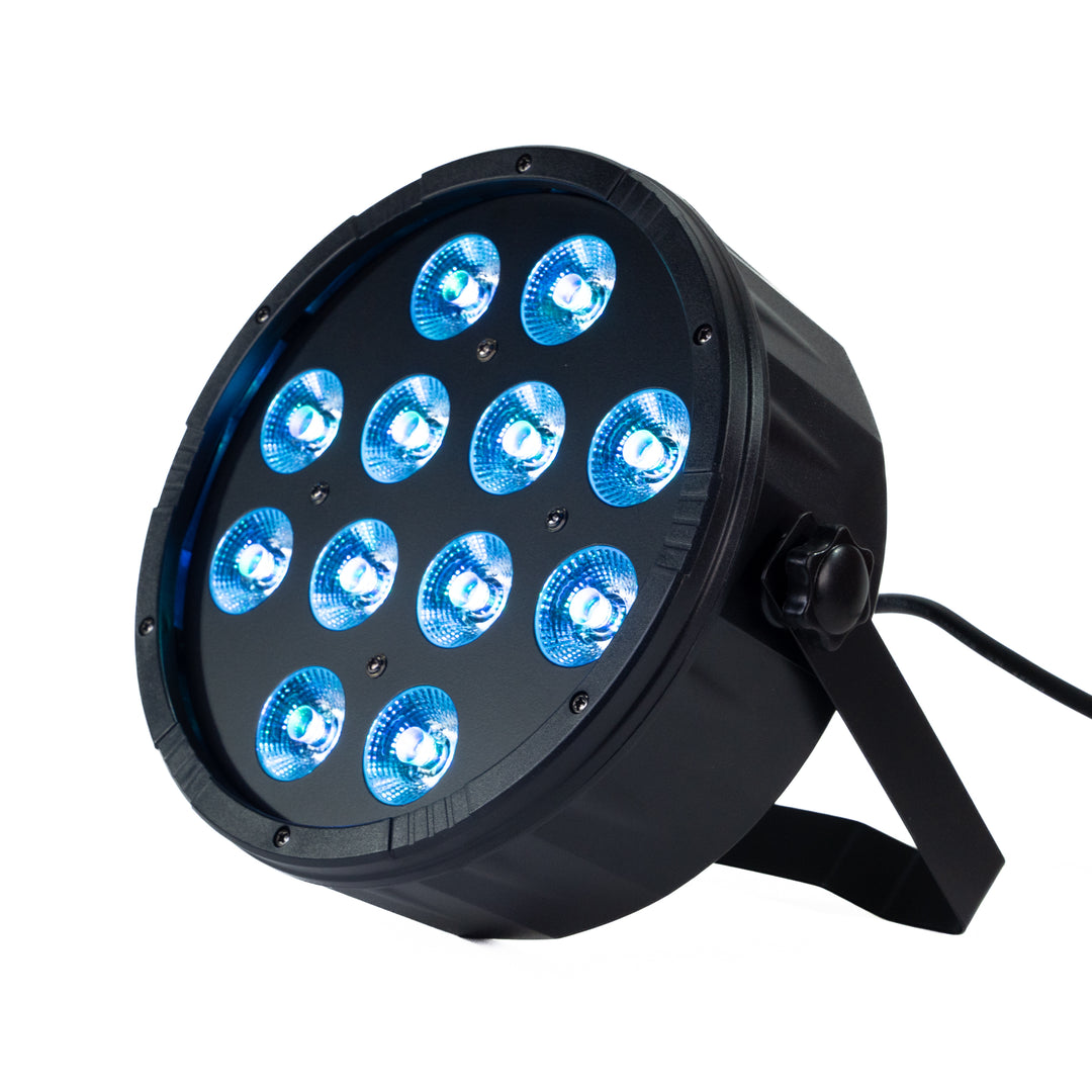 Marconi Polaris 12x12W RGBW Parlamppu 8 kpl Paketti laukulla
