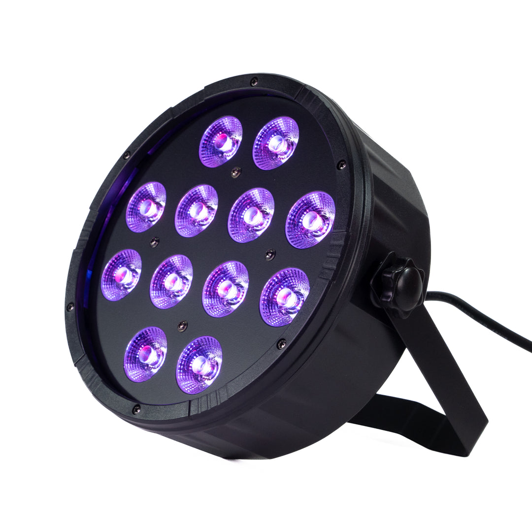 Marconi Polaris 12x12W RGBW Parlamppu 8 kpl Paketti laukulla