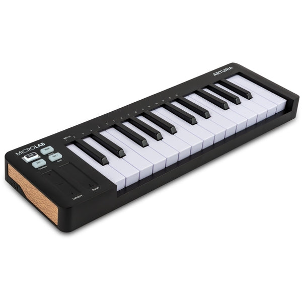 Arturia MicroLab mk3 MIDI-Kosketinsoittimet (Musta)