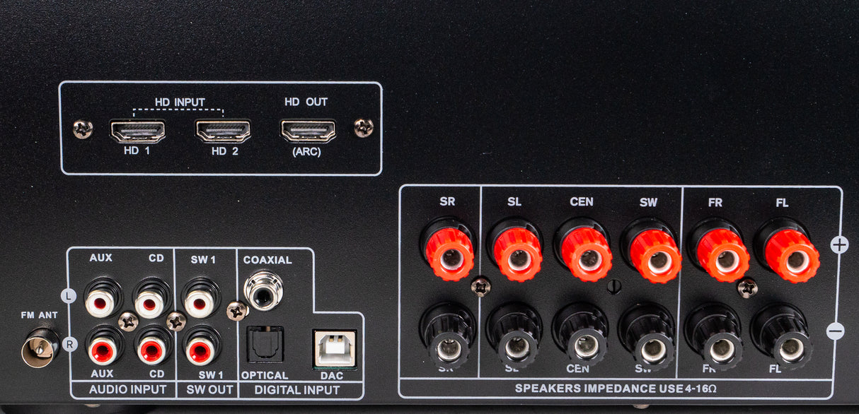 SoundMate AV-A002 5.1 Surround-vastaanotin