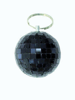 Musta diskopallo (15 cm)