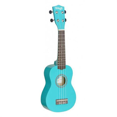 Stagg US-OCEAN sopraaniukulele gigbag-laukulla (Merensininen)