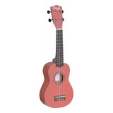 Stagg US-LIPS sopraaniukulele gigbag-laukulla (Punainen)