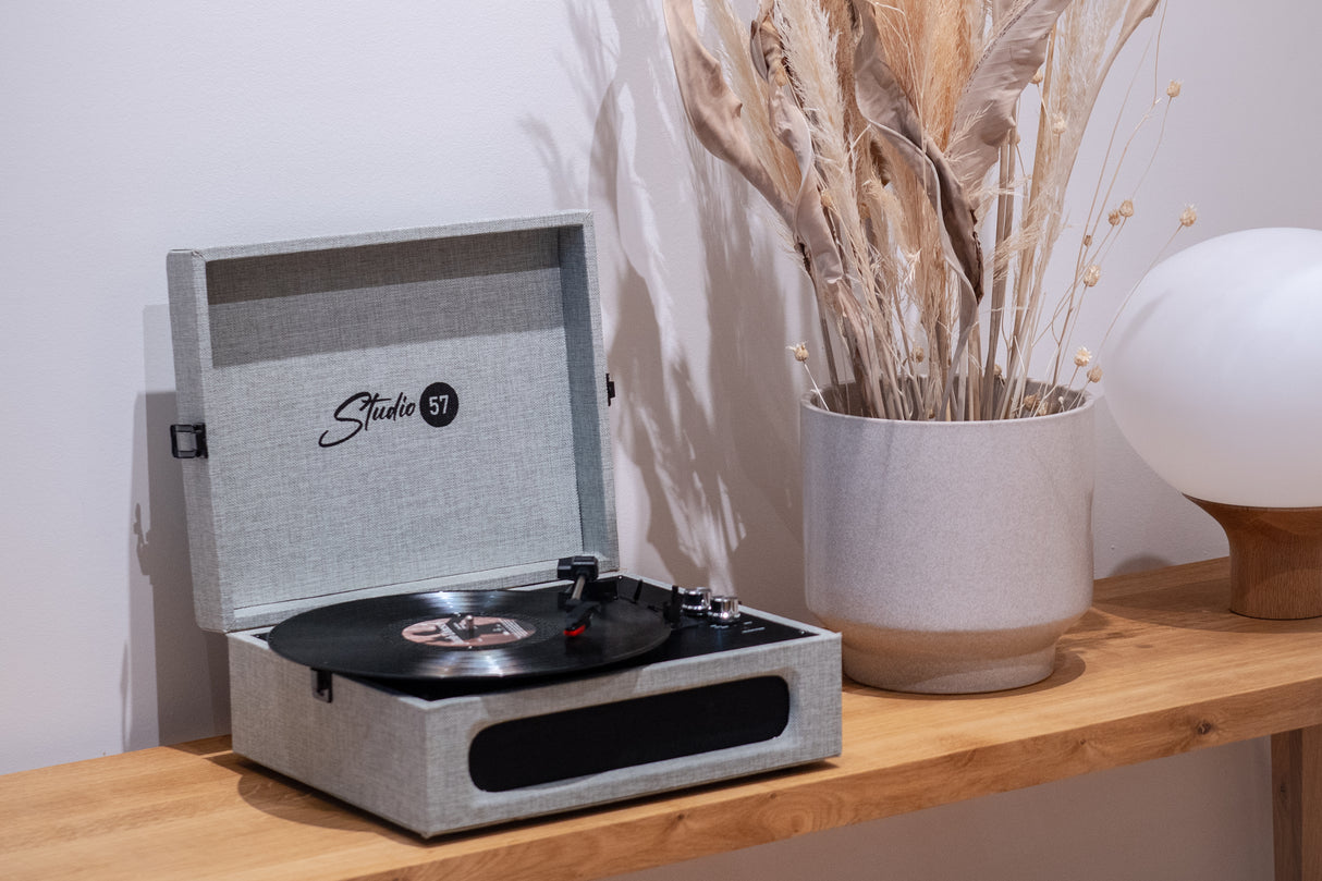 Studio 57 Groovy levysoitin (harmaa)