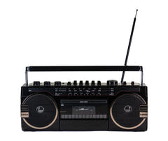 Studio 57 - Kasettisoitin FM & Bluetooth, Musta