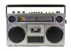Studio 57 - Ghettoblaster m. Bluetooth + Kasettinauha