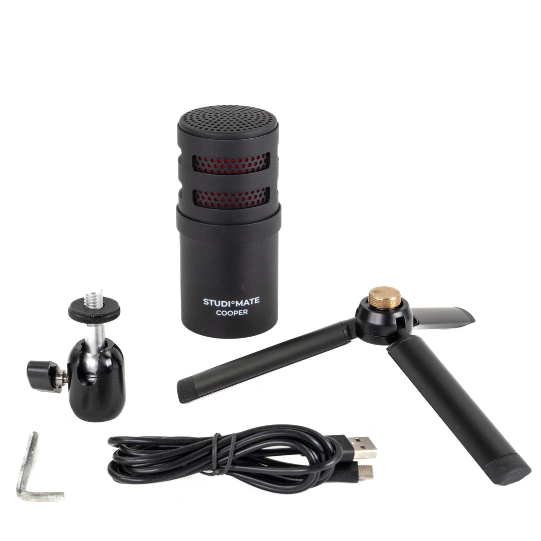StudioMate SC180 USB Mikrofon valolla