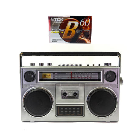 Studio 57 - Ghettoblaster m. Bluetooth + Kasettinauha