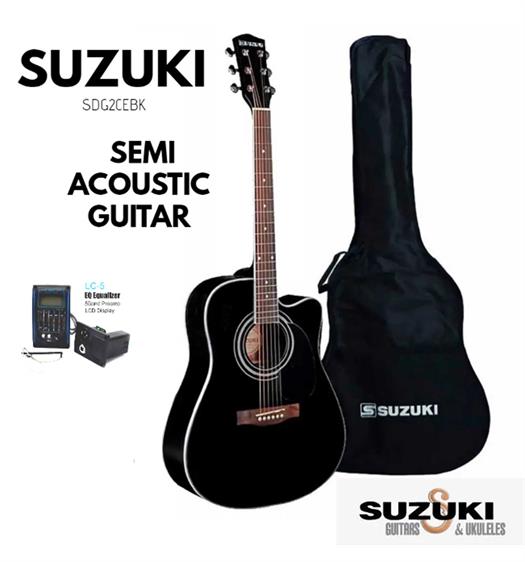 Suzuki Western Kitara i sort - EQ SDG-2CE
