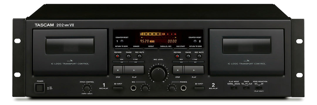 Tascam 202mkVII kaksinkertainen kasettinauhuri