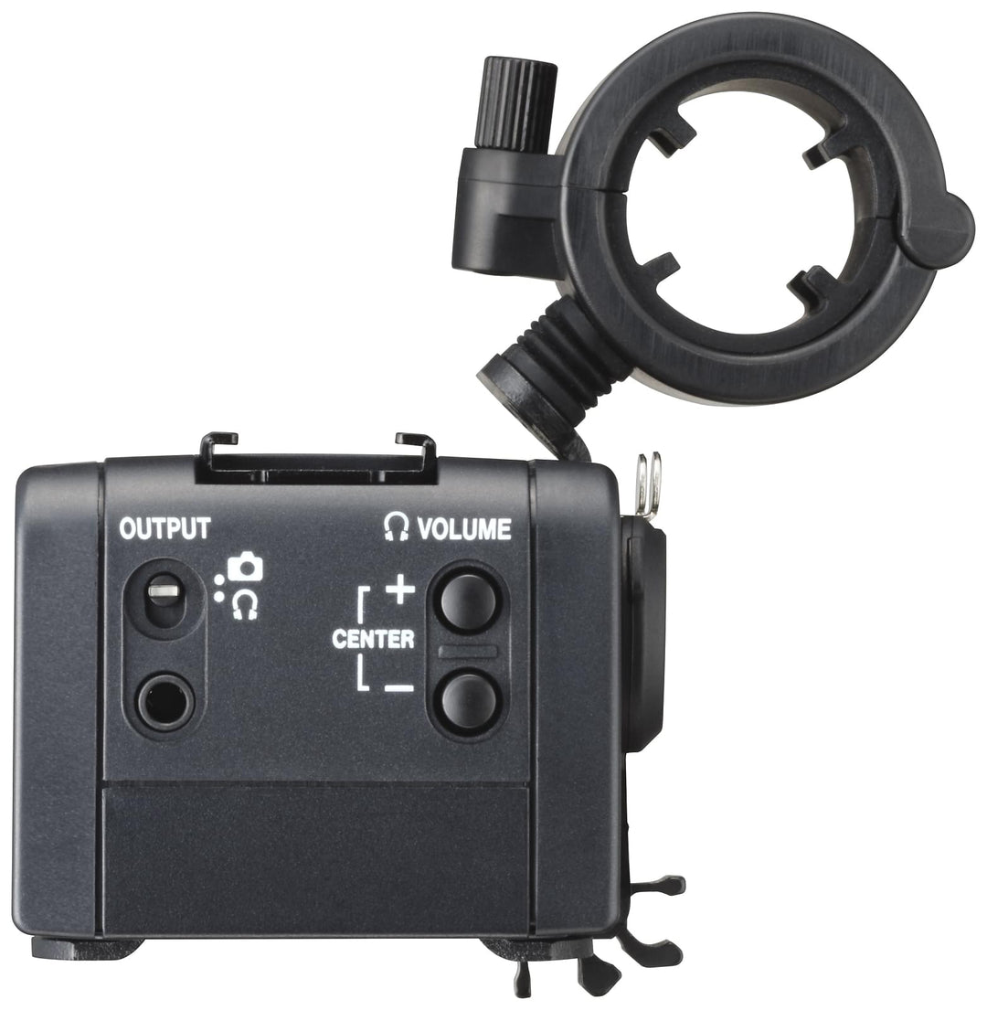 Tascam CA-XLR2D mikrofonisovitin kameraan, Analog input
