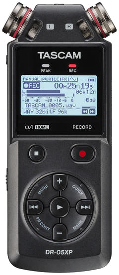 Tascam DR-05XP käsikäyttöinen tallennin, diktafon