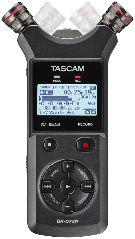 Tascam DR-07XP käsikäyttöinen tallennin, diktafon