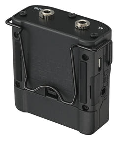 Tascam DR-10CH tallennin til Shure lavalier