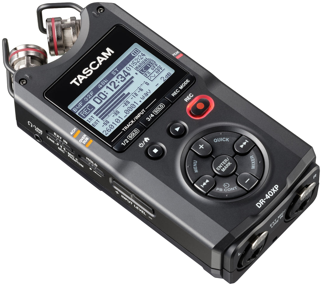 Tascam DR-40XP käsikäyttöinen nauhoitin, diktafon