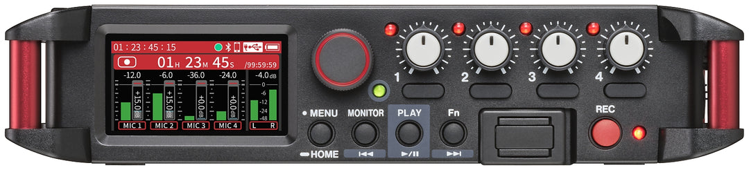 Tascam 4-kanavainen audio-tallennin HDMI-aikakoodilla