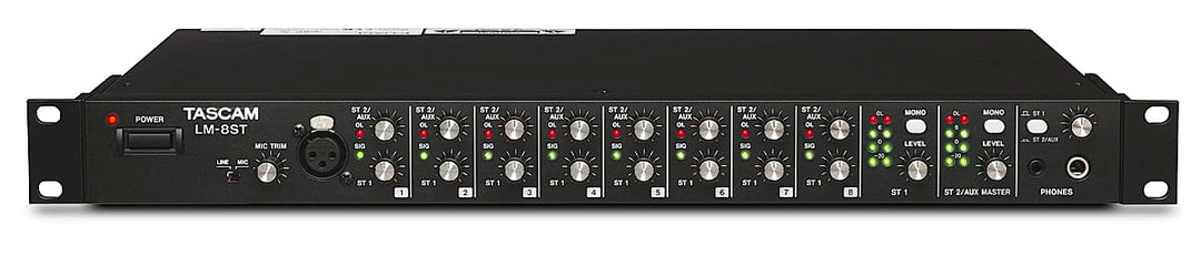 Tascam LM-8ST Line-mikseri 8 stereo kanavaa
