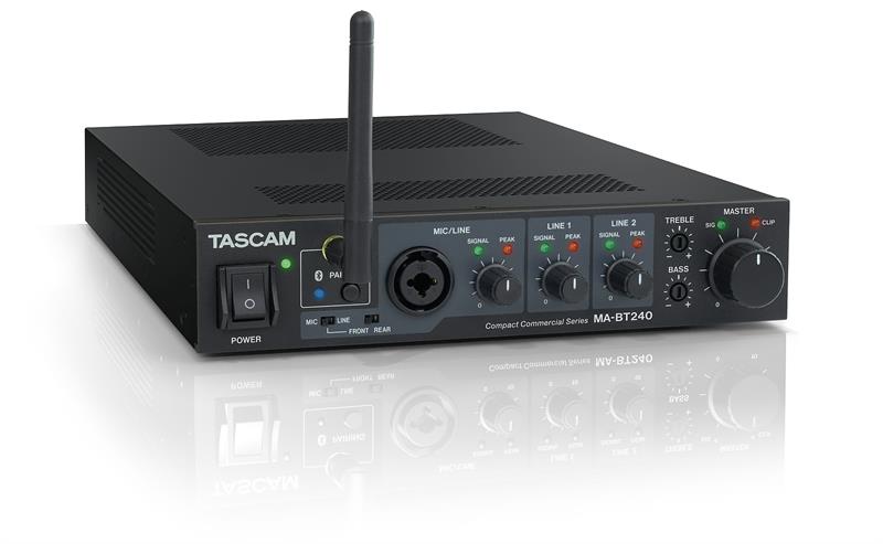 Tascam mikserivahvistin 240W 100 Volt m/Bluetooth