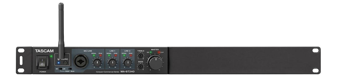 Tascam mikserivahvistin 240W 100 Volt m/Bluetooth