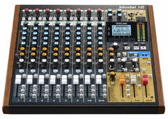Tascam Model 12 analogimikseri ja 12-raita digitaalinen moninauhuri