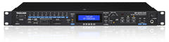 Tascam medianauhuri SD/USB- ja DAB/FM-virittimellä
