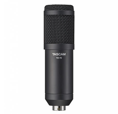 Tascam TM-70 Studio ja Podcast dynaaminen mikrofoni inkl. kiinnike