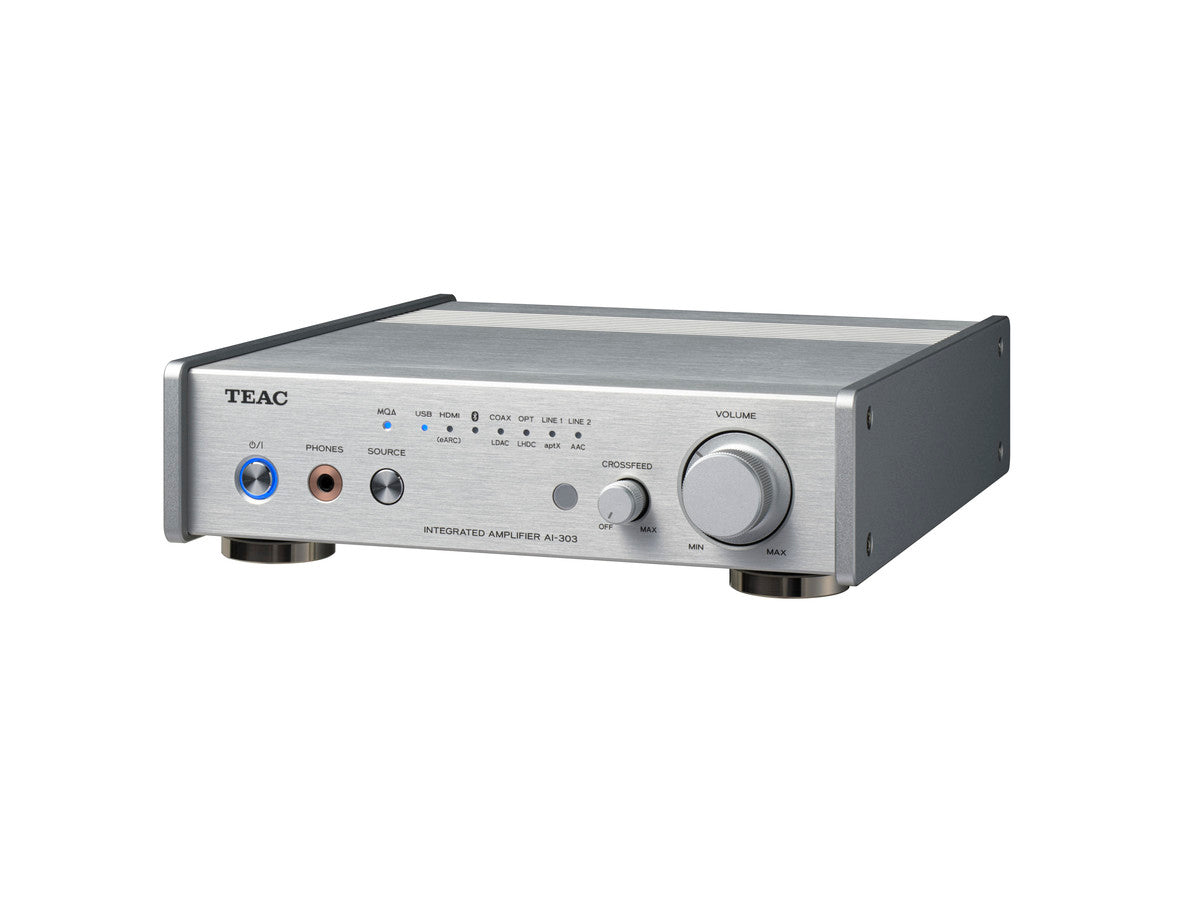TEAC AI-303 USB DAC-vahvistin (hopea)
