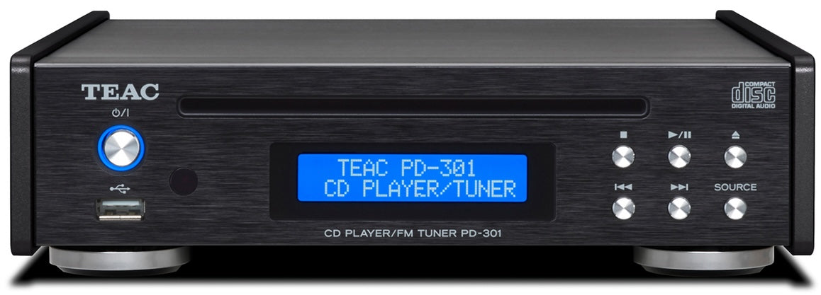 TEAC PD-301DAB-X/B, DAB+/FM- ja CD-soitin (musta)