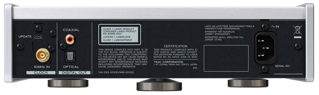 TEAC PD-505T CD-soitin (Hopea)