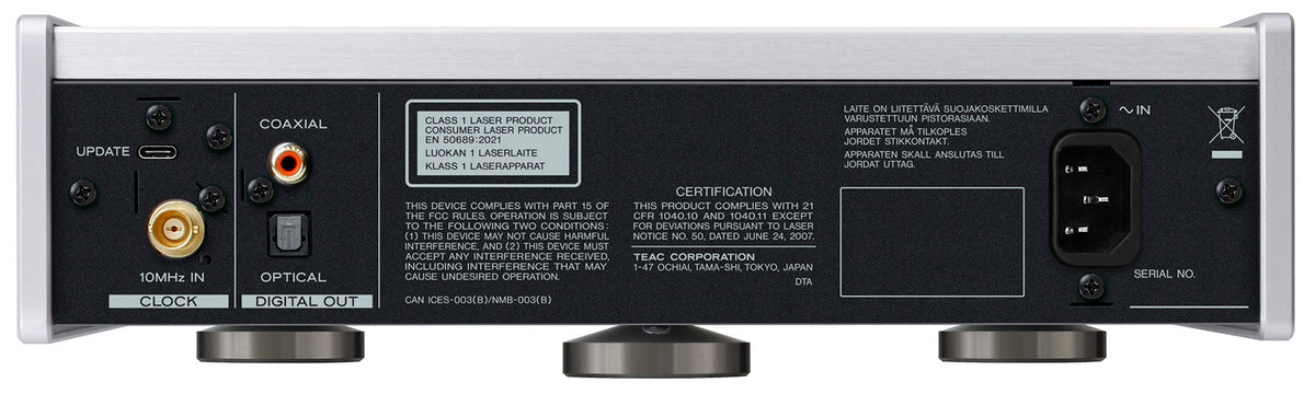 TEAC PD-505T CD-soitin (Hopea)