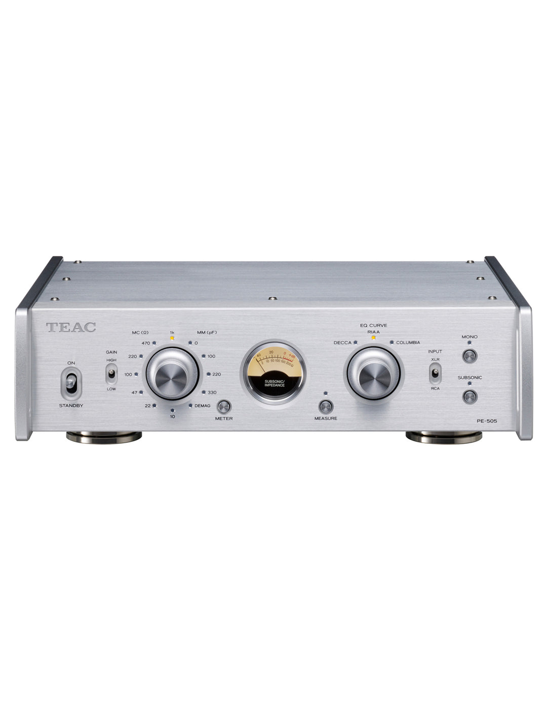 TEAC PE-505 Phono Esivahvistin (Hopea)