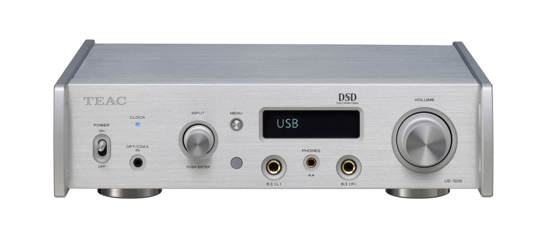TEAC UD-505-X USB DAC Esivahvistin (Hopea)