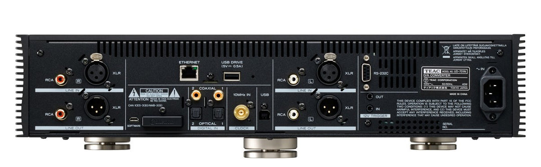 TEAC UD-701N Verkkodac Esivahvistin (Musta)