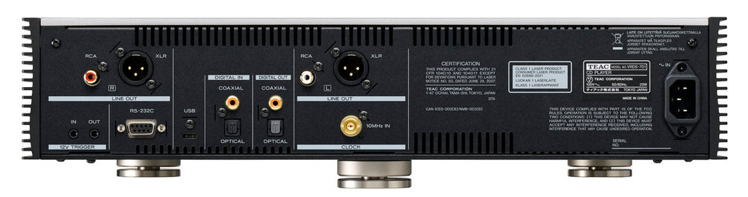 TEAC VRDS-701 CD-soitin (Hopea)