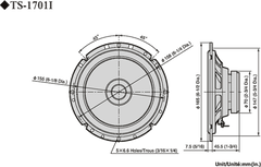 Pioneer TS-1701i Autokaiutin (17cm, 6,5")