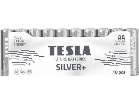 Tesla Silver+ AA Alkaline Paristot (10 kpl)