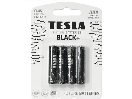 Tesla Black+ AAA paristot (4 kpl)