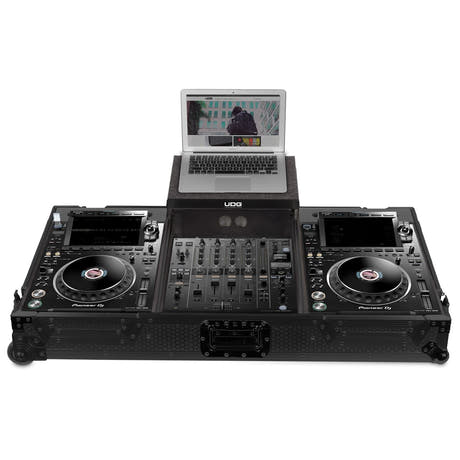 UDG Ultimate Flight Case set Pioneer CDJ-3000/900NXS2 Musta Plus (L&W)
