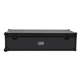 UDG Ultimate DJ Podium Workstation Flight Case Musta Plus (Wheels)