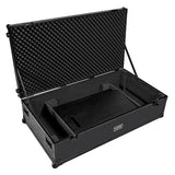 UDG Ultimate DJ Podium Workstation Flight Case Musta Plus (Wheels)