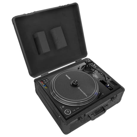 UDG Ultimate Pick Foam Flight Case Reloop RP-2000MK4/PLX-CRSS12 Musta