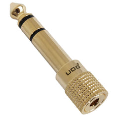UDG Ultimate kuulokeliitännän adapteripistoke 3.5mm (1/8”) – 6.35mm (1/4”)
