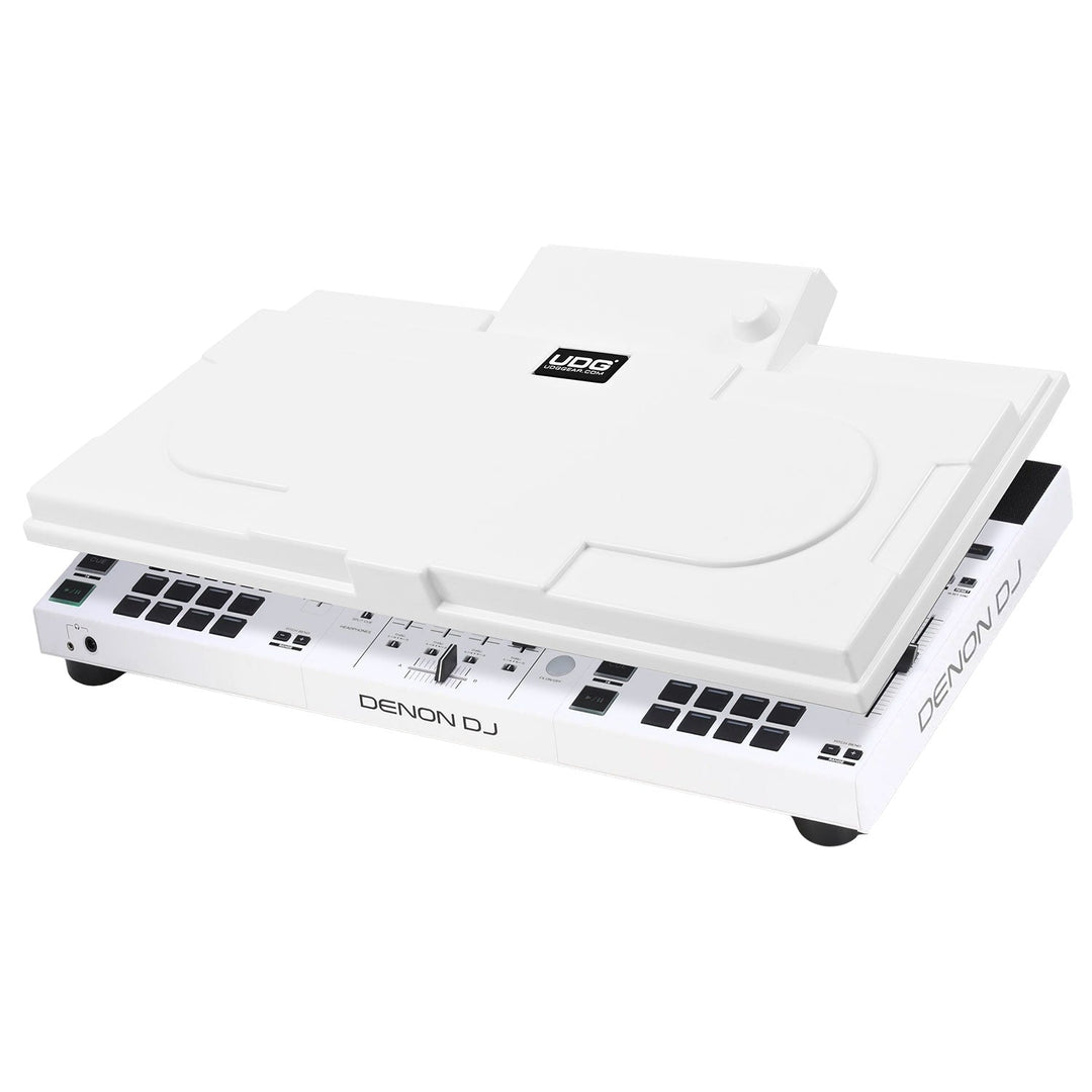 UDG Ultimate Denon DJ SC Live 4 laitteiston cover valkoinen